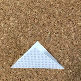 ハートのしおりの折り方1-2